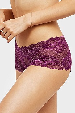 PACK OF 12 PIECES SULTRY LACE HIPSTER PANTY MULP7970LH2