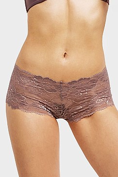 PACK OF 12 PIECES SULTRY LACE HIPSTER PANTY MULP7970LH2