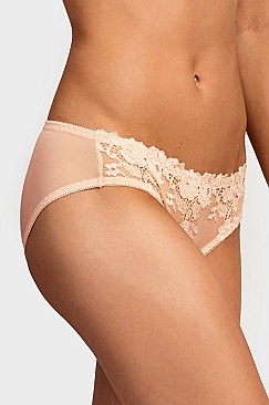 PACK OF 12 PIECES STYLISH LACE BIKINI PANTY MULP9019LK