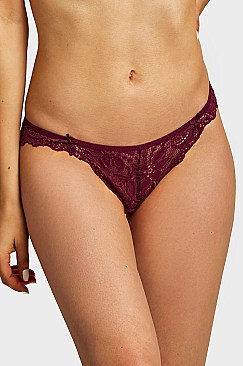 PACK OF 12 PIECES SEXY LACE BIKINI PANTY MULP9022LK