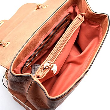 [S]LQ0431W-LP Bottom Compartment BOXY Shoulder Bag SET