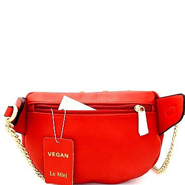 LQ108-LP Lovely Pearl Embellished Fashion Fanny Pack