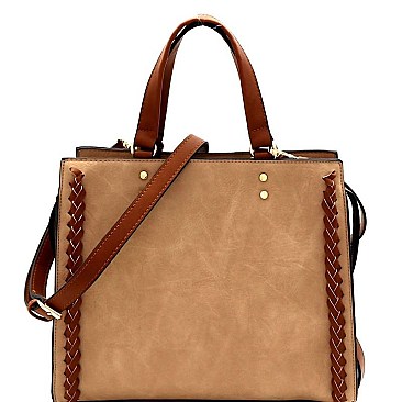 POSH TWO TONE SATCHEL