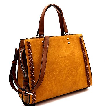 POSH TWO TONE SATCHEL
