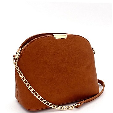 MULTI COMPARTMENT DOME CROSS BODY