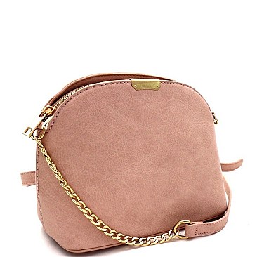 MULTI COMPARTMENT DOME CROSS BODY