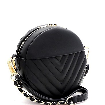 Stylish Chevron Quilted Cross Body Shoulder Bag MH-LS2462