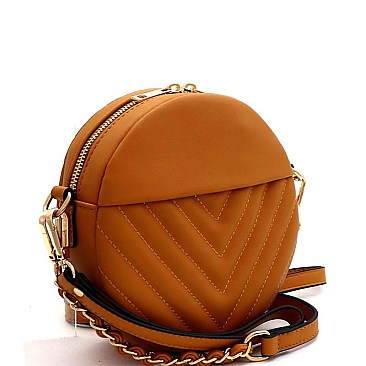 Stylish Chevron Quilted Cross Body Shoulder Bag MH-LS2462