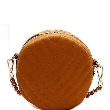 Stylish Chevron Quilted Cross Body Shoulder Bag MH-LS2462