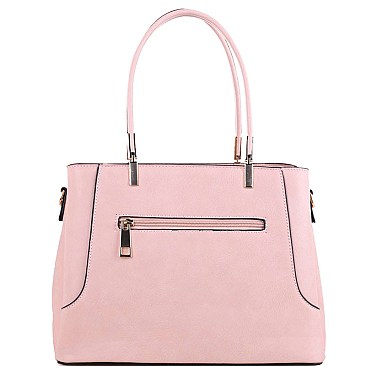 Multi Zipper Compartment Tote MH-LS3175