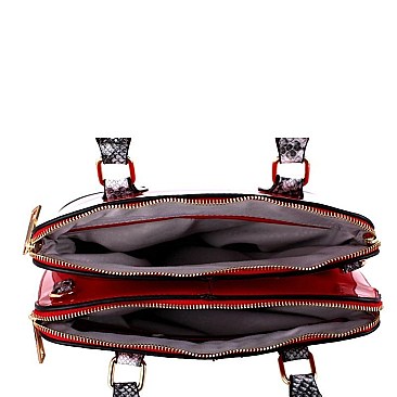 SNAKE DOME SATCHEL