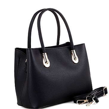 Fashionable Multi-Compartment Medium 2-Way Satchel MH-LS5024