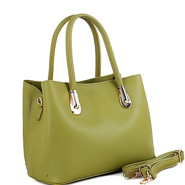 Fashionable Multi-Compartment Medium 2-Way Satchel MH-LS5024