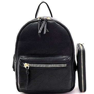 STYLISH FRONT POCKET BACKPACK SET