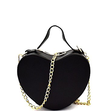 Heart-Shape Boxy Shoulder Bag MH-LT143