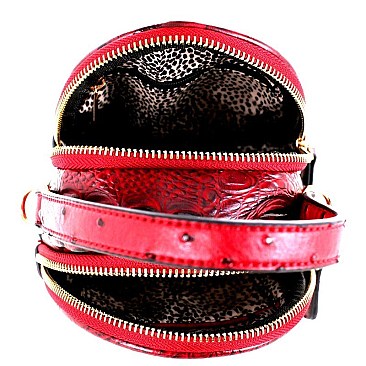 Stylish Round Ostrich Shoulder Bag MH-LW2352