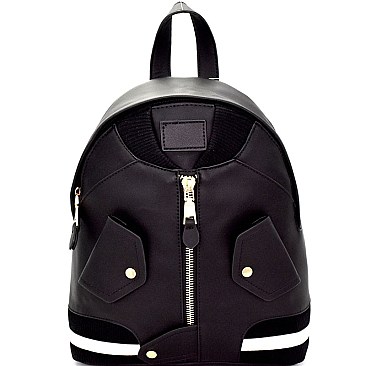 LY100-LP Unique Bomber Jacket Theme Backpack