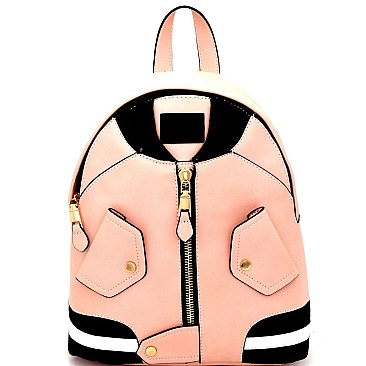 LY100-LP Unique Bomber Jacket Theme Backpack