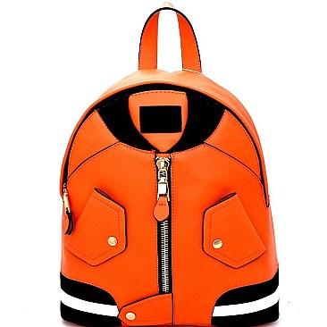 LY100-LP Unique Bomber Jacket Theme Backpack