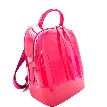 LYX002-LP  Convertible Unique Jelly Backpack