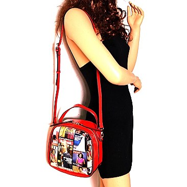 Michelle Obama Boxy Shoulder Bag Wallet SET