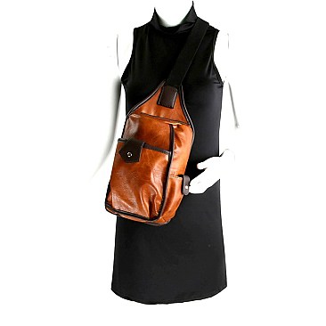 Unisex Carry-All Organizer Crossbody Bag