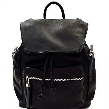 Multi-Pocket Drawstring Fashion Backpack MH-MC0054