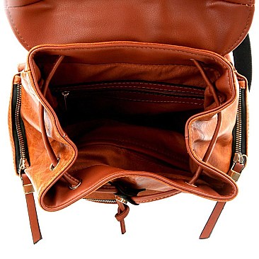 Multi-Pocket Drawstring Fashion Backpack MH-MC0054