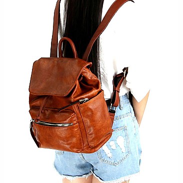 Multi-Pocket Drawstring Fashion Backpack MH-MC0054