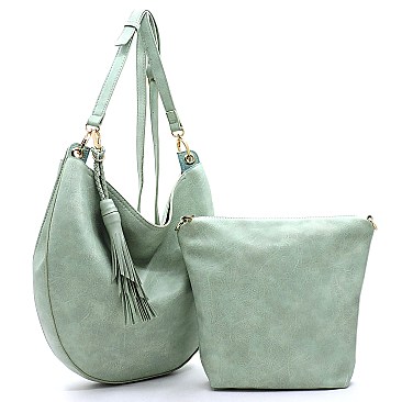 Fashion Tassel 2-in-1 Crossbody Bag