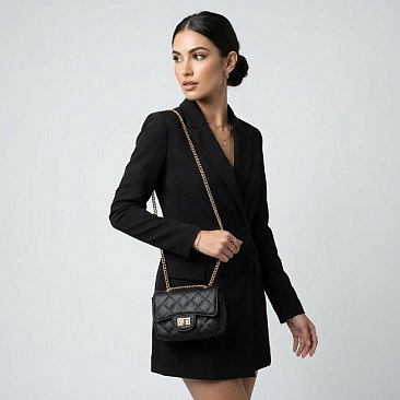 Quilted Mini Shoulder Cross-body bag