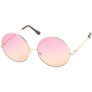 Pack of 12 Circle Fashion Sunglasses