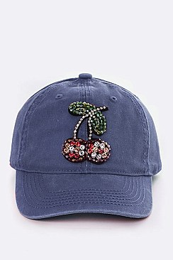 Crystal Cherry Iconic Washed Cap EMH8647J