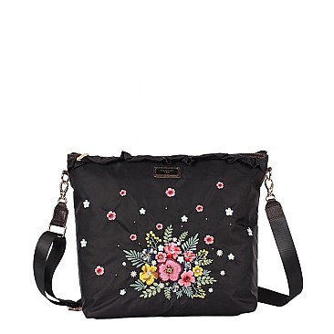 EMBROIDERY GARDEN ADIRA CROSS BODY BAG