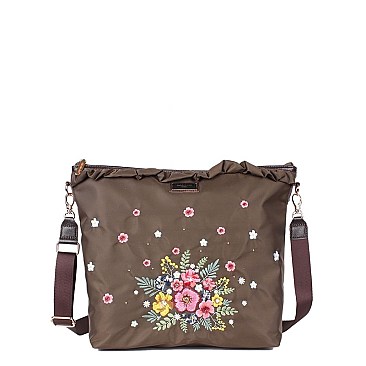 EMBROIDERY GARDEN ADIRA CROSS BODY BAG