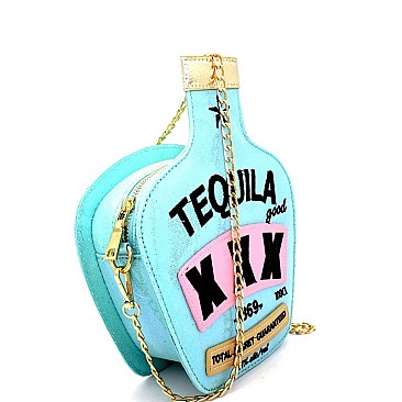 Tequila Bottle Novelty Cross Body