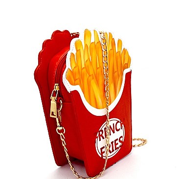 French Fries Theme Fun Cross Body