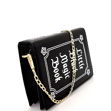 LITTLE BLACK MAGIC BOOK NOVELTY BAG
