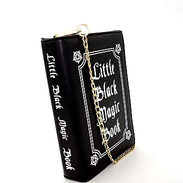 NOV016-LP Unique 'Little Black Magic Book' Theme Novelty Bag