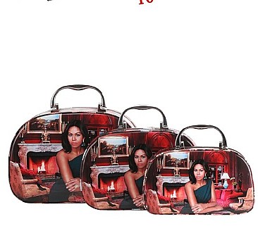 3 IN 1 MICHELLE OBAMA COSMETIC CASE