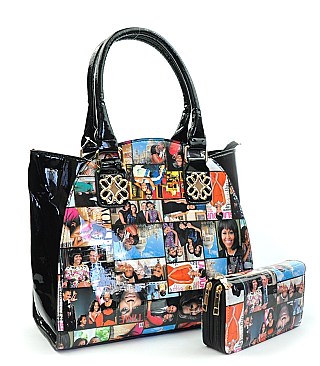 obama handbags and wallets set