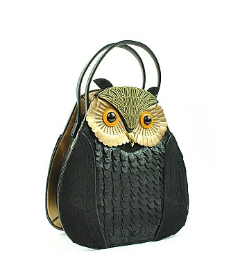 Bird in Hand OWL Handbag