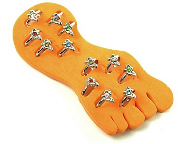 Adjustable Toe Rings -12 Rings Per Foot