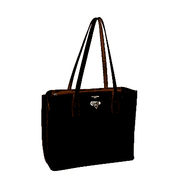 3 IN 1 CROC-OSTRICH SCARFED SATCHEL SET