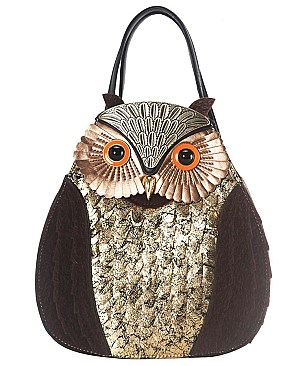 Bird in Hand OWL Handbag