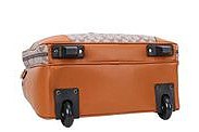 Oval Print Rolling Travel Bag