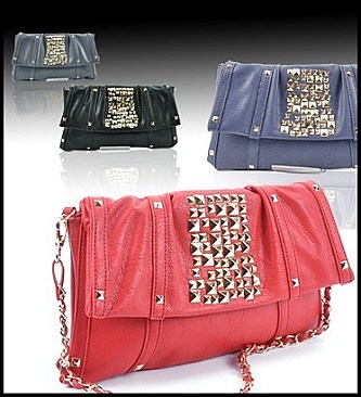 SWQ01717 Designer Inspied Studded Evening Bag