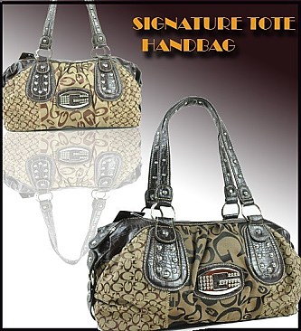 K1039   Signature  Handbag