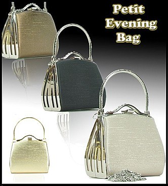 E360ASL TEXTURED SATIN EVENING BAG