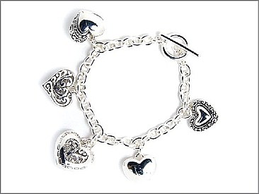 B5632AL ATS Heart Danggling w/Toggle Bracelet